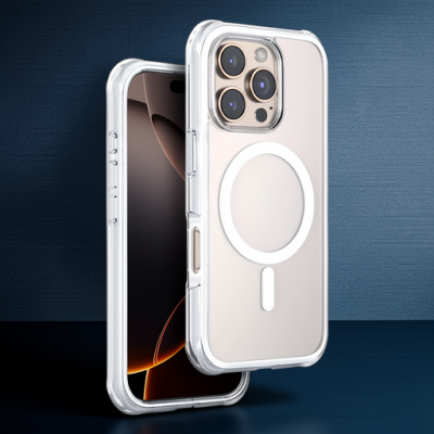 Onegif Apple İphone 16 Pro Max Hulk Magsafe Kapak - Beyaz