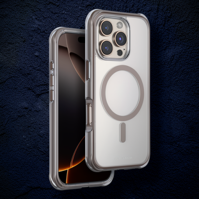 Onegif Apple İphone 16 Pro Max Hulk Magsafe Kapak - Çöl Titanyum