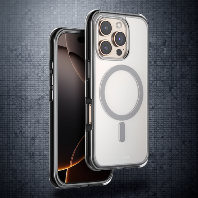 Onegif Apple İphone 16 Pro Max Hulk Magsafe Kapak - Titan Gri