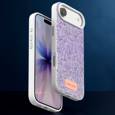Onegif Apple İphone 17 Air Bright Simli Kapak - Lila