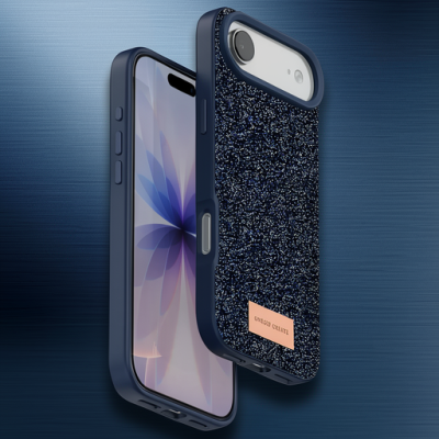 Onegif Apple İphone 17 Air Bright Simli Kapak - Mavi