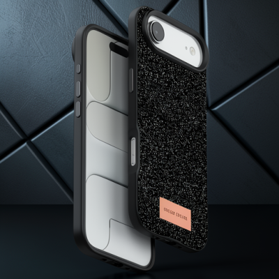 Onegif Apple İphone 17 Air Bright Simli Kapak - Siyah
