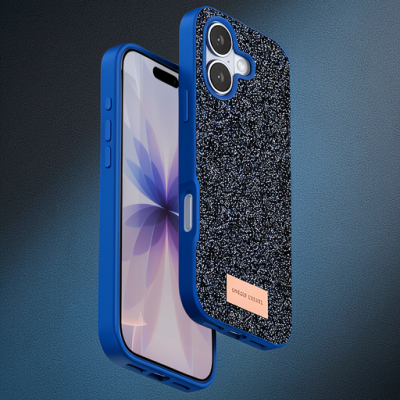 Onegif Apple İphone 17 Bright Simli Kapak - Mavi