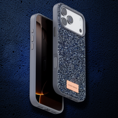 Onegif Apple İphone 17 Pro Max Bright Simli Kapak - Gümüş