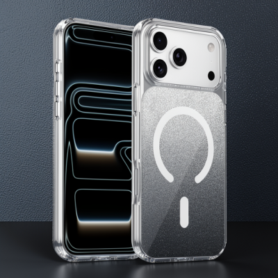 Onegif Apple İphone 17 Pro Max Sora Simli Magsafe Kapak - Siyah