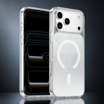 Onegif Apple İphone 17 Pro Sora Simli Magsafe Kapak - Beyaz