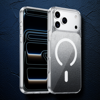 Onegif Apple İphone 17 Pro Sora Simli Magsafe Kapak - Siyah