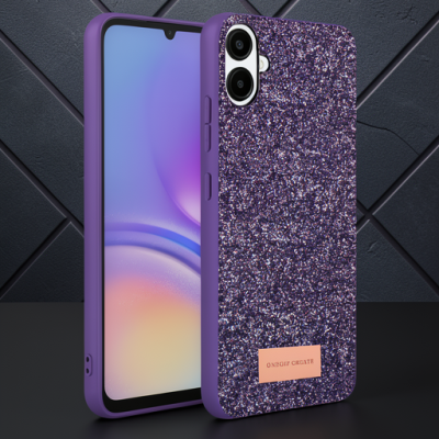 Onegif Samsung Galaxy A07 4g Bright Simli Kapak - Derin Mor
