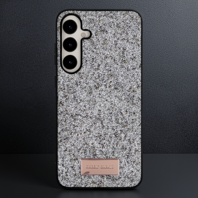 Onegif Samsung Galaxy A25 5g Bright Simli Kapak - Gümüş