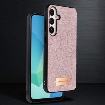 Onegif Samsung Galaxy A26 Bright Simli Kapak - Pembe