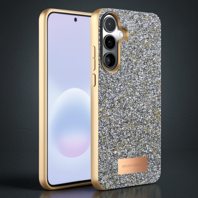 Onegif Samsung Galaxy A37 5g Bright Simli Kapak - Gold