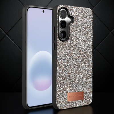 Onegif Samsung Galaxy A37 5g Bright Simli Kapak - Gümüş