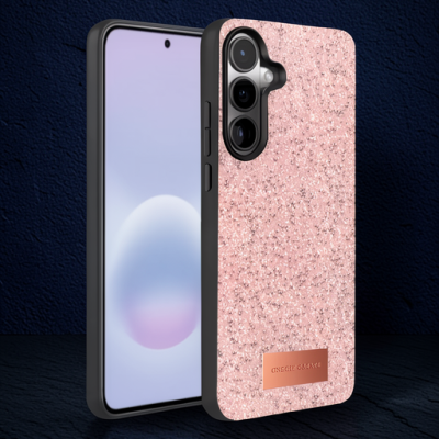 Onegif Samsung Galaxy A37 5g Bright Simli Kapak - Pembe