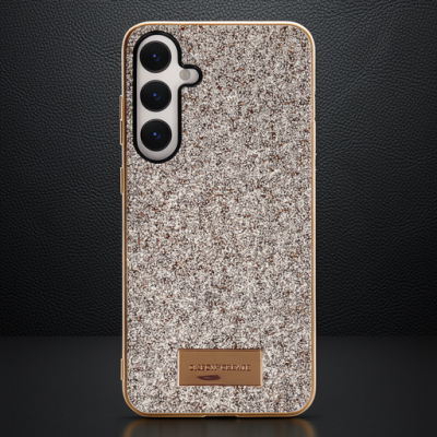 Onegif Samsung Galaxy A55 5g Bright Simli Kapak - Gold