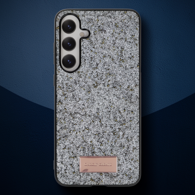 Onegif Samsung Galaxy A55 5g Bright Simli Kapak - Gümüş