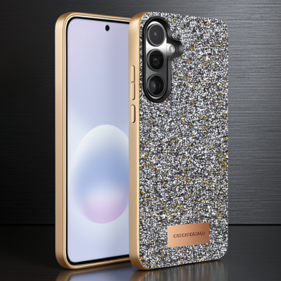 Onegif Samsung Galaxy A57 5g Bright Simli Kapak - Gold