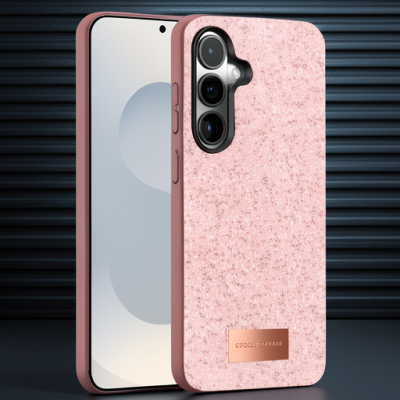 Onegif Samsung Galaxy S25 Plus Bright Simli Kapak - Pembe