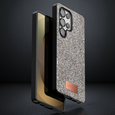 Onegif Samsung Galaxy S25 Ultra Bright Simli Kapak - Gold