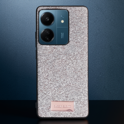 Onegif Xiaomi Redmi 13c Bright Simli Kapak - Gold