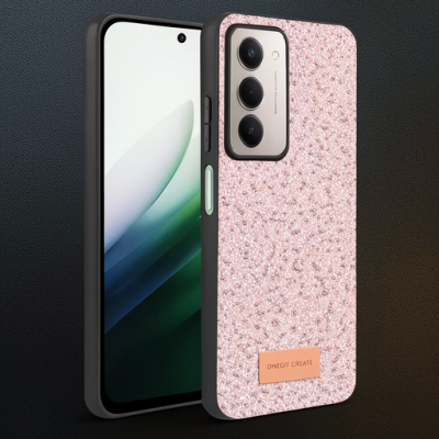 Onegif Xiaomi Redmi 15 4g Bright Simli Kapak - Pembe