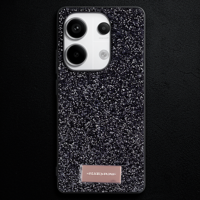 Onegif Xiaomi Redmi Note 13 Pro 4g Bright Simli Kapak - Siyah