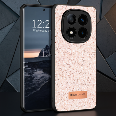 Onegif Xiaomi Redmi Note 14 Pro 4g Bright Simli Kapak - Pembe
