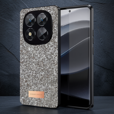 Onegif Xiaomi Redmi Note 14 Pro 5g Bright Simli Kapak - Gold