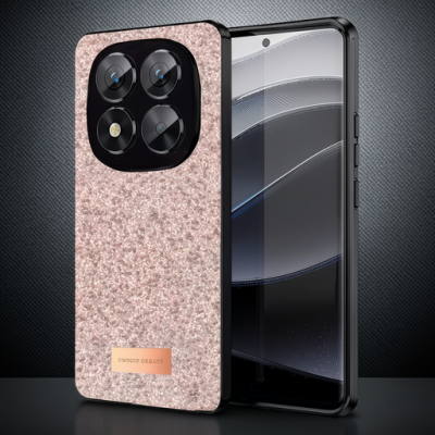 Onegif Xiaomi Redmi Note 14 Pro 5g Bright Simli Kapak - Pembe
