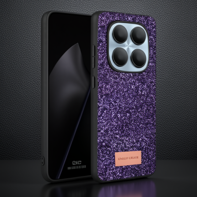 Onegif Xiaomi Redmi Note 15 4g Bright Simli Kapak - Derin Mor