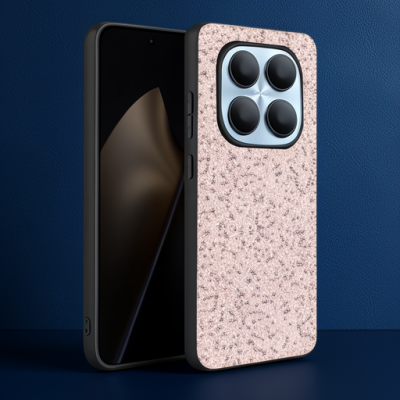 Onegif Xiaomi Redmi Note 15 4g Bright Simli Kapak - Pembe