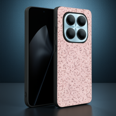 Onegif Xiaomi Redmi Note 15 Pro 5g Bright Simli Kapak - Pembe