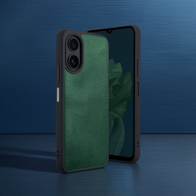 Oppo A38 Kılıf Aras Deri Kapak - Açık Yeşil