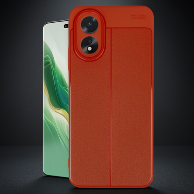 Oppo A38 Kılıf Auto Focus Kapak - Kırmızı