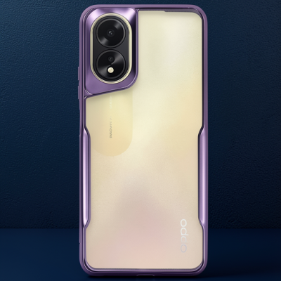 Oppo A38 Kılıf Boyi Silikon Kapak - Derin Mor
