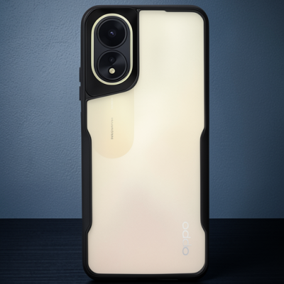 Oppo A38 Kılıf Boyi Silikon Kapak - Siyah