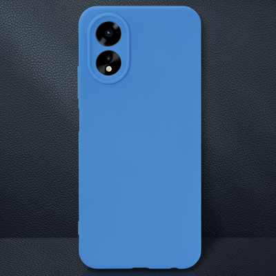 Oppo A38 Kılıf First Silikon - Mavi