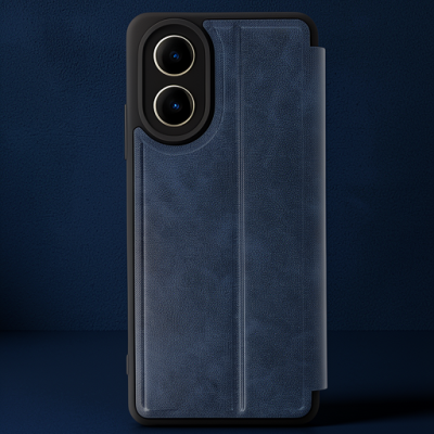 Oppo A38 Kılıf Flip Cover - Lacivert
