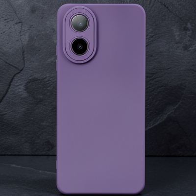 Oppo A38 Kılıf Nano İçi Kadife Silikon - Mor