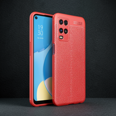 Oppo A54 4g Kılıf Auto Focus Kapak - Kırmızı