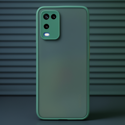 Oppo A54 4g Kılıf Montreal Silikon Kapak - Yeşil