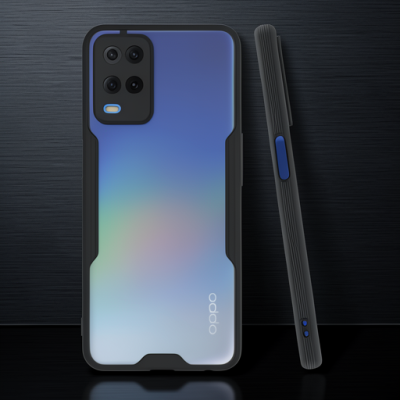 Oppo A54 4g Kılıf Platin Silikon - Siyah