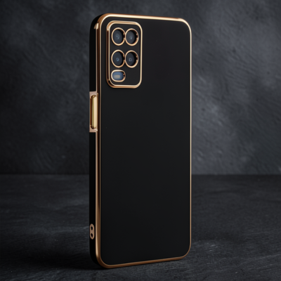 Oppo A54 4g Kılıf Volet Silikon - Siyah