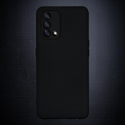 Oppo A74 4g Kılıf Nano İçi Kadife Silikon - Siyah