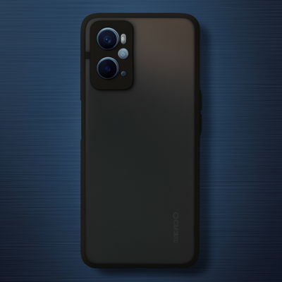Oppo A96 Kılıf Montreal Silikon Kapak - Siyah