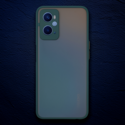 Oppo A96 Kılıf Montreal Silikon Kapak - Yeşil