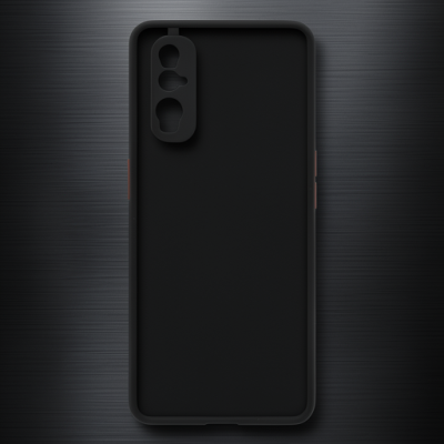 Oppo Find X2 Kılıf Montreal Silikon Kapak - Siyah