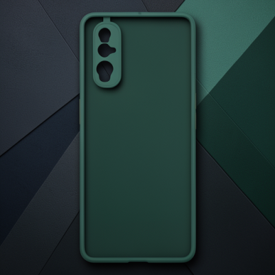 Oppo Find X2 Kılıf Montreal Silikon Kapak - Yeşil