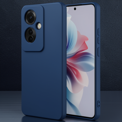 Oppo Reno 11f Kılıf First Silikon - Lacivert