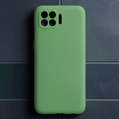 Oppo Reno 4 Lite Kılıf First Silikon - Yeşil