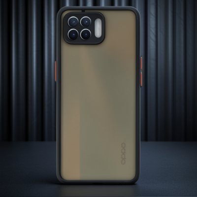 Oppo Reno 4 Lite Kılıf Montreal Silikon Kapak - Siyah